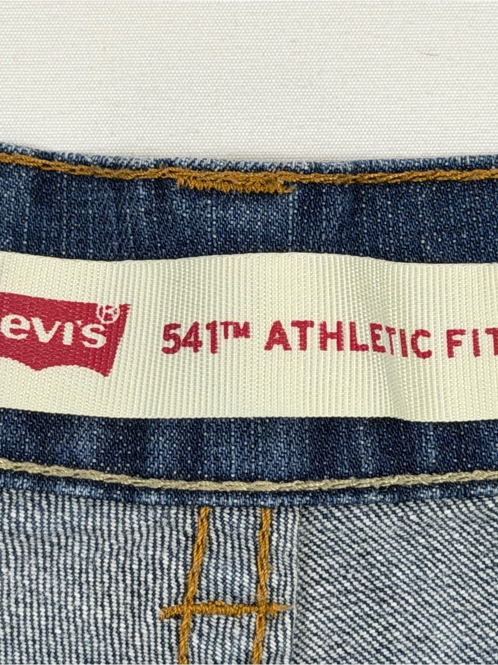 Levi's 541 Athletic Fit Cut Off Denim Mini Shorts Size 20 Reg/Waist 30 - Picture 8 of 10